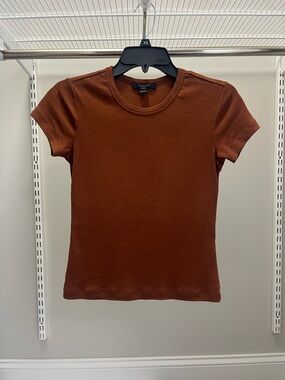 All Saints Women's Short Sleeve Stevie Tee - Rust Brown